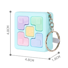 Load image into Gallery viewer, Memory Training Cube Key Chain Magic Rubik's Cube Children Toy Children Puzzle Memory Game LED Light Sound Interactive Toy