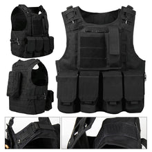 Load image into Gallery viewer, Tactical Military Gear Plate Carrier Vest Hunting Paintball Equipment Airsoft Combat Body Armor Outdoor Molle Assault CS Vests