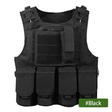 Load image into Gallery viewer, Tactical Military Gear Plate Carrier Vest Hunting Paintball Equipment Airsoft Combat Body Armor Outdoor Molle Assault CS Vests