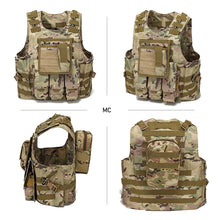 Load image into Gallery viewer, USMC Airsoft Military Tactical Vest Molle Combat Assault Plate Carrier Tactical Vest CS Outdoor Clothing Hunting Paintball Vest