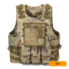 Load image into Gallery viewer, USMC Airsoft Military Tactical Vest Molle Combat Assault Plate Carrier Tactical Vest CS Outdoor Clothing Hunting Paintball Vest