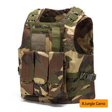 Load image into Gallery viewer, USMC Airsoft Military Tactical Vest Molle Combat Assault Plate Carrier Tactical Vest CS Outdoor Clothing Hunting Paintball Vest