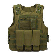 Load image into Gallery viewer, USMC Airsoft Military Tactical Vest Molle Combat Assault Plate Carrier Tactical Vest CS Outdoor Clothing Hunting Paintball Vest