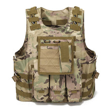 Load image into Gallery viewer, USMC Airsoft Military Tactical Vest Molle Combat Assault Plate Carrier Tactical Vest CS Outdoor Clothing Hunting Paintball Vest