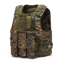 Load image into Gallery viewer, USMC Airsoft Military Tactical Vest Molle Combat Assault Plate Carrier Tactical Vest CS Outdoor Clothing Hunting Paintball Vest