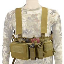 Load image into Gallery viewer, Nylon CS Match Wargame TCM Chest Rig Airsoft Tactical Vest Military Pack Magazine Pouch Holster Molle System Waist Men Swat Vest