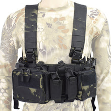 Load image into Gallery viewer, Nylon CS Match Wargame TCM Chest Rig Airsoft Tactical Vest Military Pack Magazine Pouch Holster Molle System Waist Men Swat Vest
