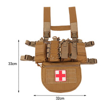 Load image into Gallery viewer, Men Swat CS Match Wargame TCM Chest Rig Airsoft Tactical Vest Military Gear Pack Magazine Pouch Holster Molle System Waist Nylon