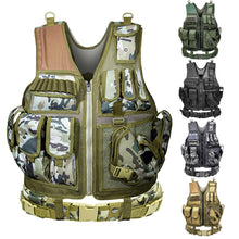 Load image into Gallery viewer, Tactical Vest Army Military Vest Combat Armor Vests Mens Tactical Hunting Vest Army Adjustable Armor CS Training Vest Airsoft