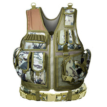 Load image into Gallery viewer, Tactical Vest Army Military Vest Combat Armor Vests Mens Tactical Hunting Vest Army Adjustable Armor CS Training Vest Airsoft