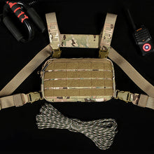 Load image into Gallery viewer, 1000D Tactical Chest Rig Bag Holster Military Bag CS Wargame Chest Rig Airsoft Magazine Holster Molle System Men Nylon Backpack