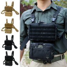 Load image into Gallery viewer, Tactical Chest Rig Micro Chassis SACK Pouch H Harness M4 AK Magazine Insert Airsoft Paintball Accessories Hunting Vest