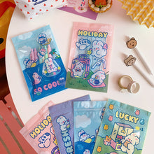 Load image into Gallery viewer, 5pcs Cute Cookie Ziplock Bag Sealing Bag Make Up Brush Storage Bag Jewelry Gift Bag Candy Bags