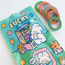 Load image into Gallery viewer, 5pcs Cute Cookie Ziplock Bag Sealing Bag Make Up Brush Storage Bag Jewelry Gift Bag Candy Bags