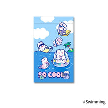 Load image into Gallery viewer, 5pcs Cute Cookie Ziplock Bag Sealing Bag Make Up Brush Storage Bag Jewelry Gift Bag Candy Bags