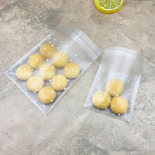 Load image into Gallery viewer, 100pcs Dots Snack Cookie Sealing Bag Self-Adhesive Baby Shower Birthday Party Candy Biscuit Packaging Gift Bag