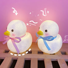 Load image into Gallery viewer, Cartoon Duck Lamp Night Light Cute Animal Room Decoration LED Lamp Girl Kids Children Birthday Gifts Eye Protecting Lamp