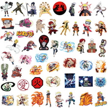 Load image into Gallery viewer, 50PCS Cartoon Japanese Anime Stickers Car Luggage Helmet Diary Storage Box Waterproof Vinyl Decal Demon Slayer/JoJo's Bizarre Adventure/NARUTO/Dragon Ball/Attack on Titan
