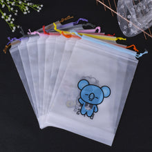 Load image into Gallery viewer, BTS Print Bag Waterproof Women Travel Makeup Bag Toiletry Storage Case Clothes Storage Bag