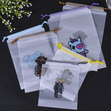 Load image into Gallery viewer, BTS Print Bag Waterproof Women Travel Makeup Bag Toiletry Storage Case Clothes Storage Bag
