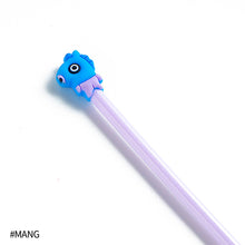 Load image into Gallery viewer, 1PC Cute BTS Pen Stationery Cartoon BT21 0.5mm Black Gel Pen Student School