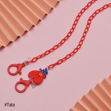 Load image into Gallery viewer, Korean Style BTS BT21 Unisex Cute Cartoon Mascot Acrylic Mask Lanyard Glasses Chain Mask Hanging Rope Sunglasses Anti-lost Necklace