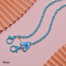 Load image into Gallery viewer, Korean Style BTS BT21 Unisex Cute Cartoon Mascot Acrylic Mask Lanyard Glasses Chain Mask Hanging Rope Sunglasses Anti-lost Necklace