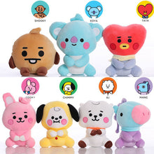 Load image into Gallery viewer, 12cm/20cm KPOP BT21 BTS Soft Plush Toy Stuffed Cartoon Toy Gift Tata Cooky Chimmy Koya Shooky Mang RJ