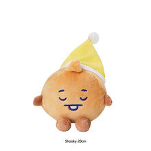 Load image into Gallery viewer, 10cm/20cm KPOP BT21 BTS Soft Plush Toy Pajamas Design Plush Keychain Bag Pendant Key Ring Stuffed Cartoon Toy Gift Tata Cooky Chimmy Koya Shooky Mang RJ