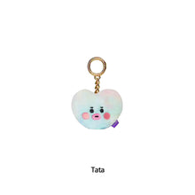 Load image into Gallery viewer, 12cm KPOP BT21 BTS Soft Plush Toy Plush Keychain Bag Pendant Key Ring Stuffed Cartoon Toy Gift Tata Cooky Chimmy Koya Shooky Mang RJ