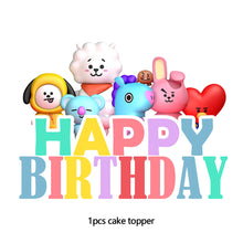 Load image into Gallery viewer, BTS Latex Balloon Birthday Party Supplies Confetti Happy Birthday Balloons Party Decorations for Bangtan Boys Fans Fans Gift