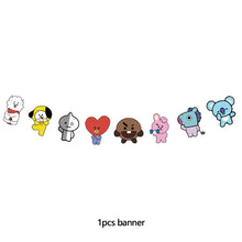Load image into Gallery viewer, BTS Latex Balloon Birthday Party Supplies Confetti Happy Birthday Balloons Party Decorations for Bangtan Boys Fans Fans Gift