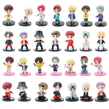 Load image into Gallery viewer, 7Pcs/Set Cute Kpop BTS Bangtan Boys BT21 Mini Model Collectible Figure Garage Kit Model Kits