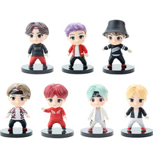 Load image into Gallery viewer, 7Pcs/Set Cute Kpop BTS Bangtan Boys BT21 Mini Model Collectible Figure Garage Kit Model Kits