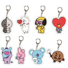 Load image into Gallery viewer, BTS BT21 Key Ring Keychain Bag Pendant Baby Cute Accessory Decorations