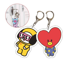 Load image into Gallery viewer, BTS BT21 Key Ring Keychain Bag Pendant Baby Cute Accessory Decorations