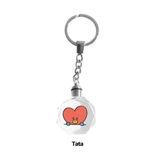 Load image into Gallery viewer, BTS BT21 Key Ring Led Light Keychain Bag Pendant Cute Accessory Decorations