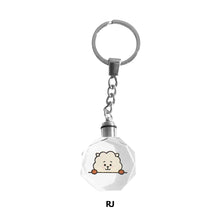 Load image into Gallery viewer, BTS BT21 Key Ring Led Light Keychain Bag Pendant Cute Accessory Decorations