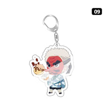 Load image into Gallery viewer, Demon Slayer Fashion Cosplay Cartoon Keychain Key Chain Ring Anime Keyring Hot Sales Bag Pendant