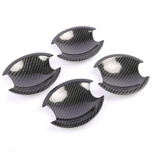Load image into Gallery viewer, 4Pcs/Set Car Door Handle Bowl Protective Cover Trim Chrome/Carbon Fiber For Nissan Qashqai 2007-2013