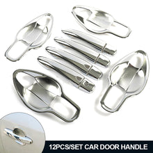 Load image into Gallery viewer, 12Pcs/Set Car Door Handle Cover Door Handle Bowl Cover Trims Styling Chrome Covers For Nissan Qashqai J10 14-18
