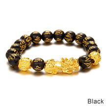Load image into Gallery viewer, Pi Yao Beads Bracelet Men Women Wristband Pixiu Creative Wealth and Good Luck Bracelet Elastic Religious Couple Bracelet
