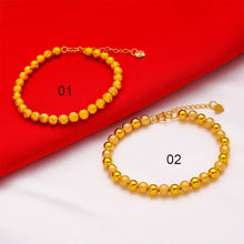 Load image into Gallery viewer, Frosted Gold Bracelet Women Happiness Smooth Bracelet Lucky Bracelet Blessing Couples Bring Good Luck Heart Women Bracelet