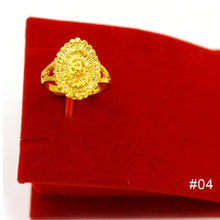 Load image into Gallery viewer, Vietnam Alluvial Gold All Over The Sky Star Han Edition Opening Adjustable Forefinger Female Flower Butterfly Ring Jewelry