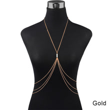 Load image into Gallery viewer, Sexy Body Chain Harness Bodychain For Women Belly Waist Bikini Chain Female Bodysuit Jewelry Girls Fashion Boho Beach Jewelery