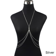 Load image into Gallery viewer, Sexy Body Chain Harness Bodychain For Women Belly Waist Bikini Chain Female Bodysuit Jewelry Girls Fashion Boho Beach Jewelery
