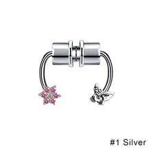 Load image into Gallery viewer, Stainless Steel Nose Ring Horseshoe Magnetic Nose Ring Non Piercing Hoop Septum Rings Nose Stud Ear Clip Piercing Women Jewelry