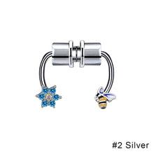 Load image into Gallery viewer, Stainless Steel Nose Ring Horseshoe Magnetic Nose Ring Non Piercing Hoop Septum Rings Nose Stud Ear Clip Piercing Women Jewelry