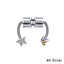 Load image into Gallery viewer, Stainless Steel Nose Ring Horseshoe Magnetic Nose Ring Non Piercing Hoop Septum Rings Nose Stud Ear Clip Piercing Women Jewelry