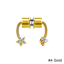 Load image into Gallery viewer, Stainless Steel Nose Ring Horseshoe Magnetic Nose Ring Non Piercing Hoop Septum Rings Nose Stud Ear Clip Piercing Women Jewelry